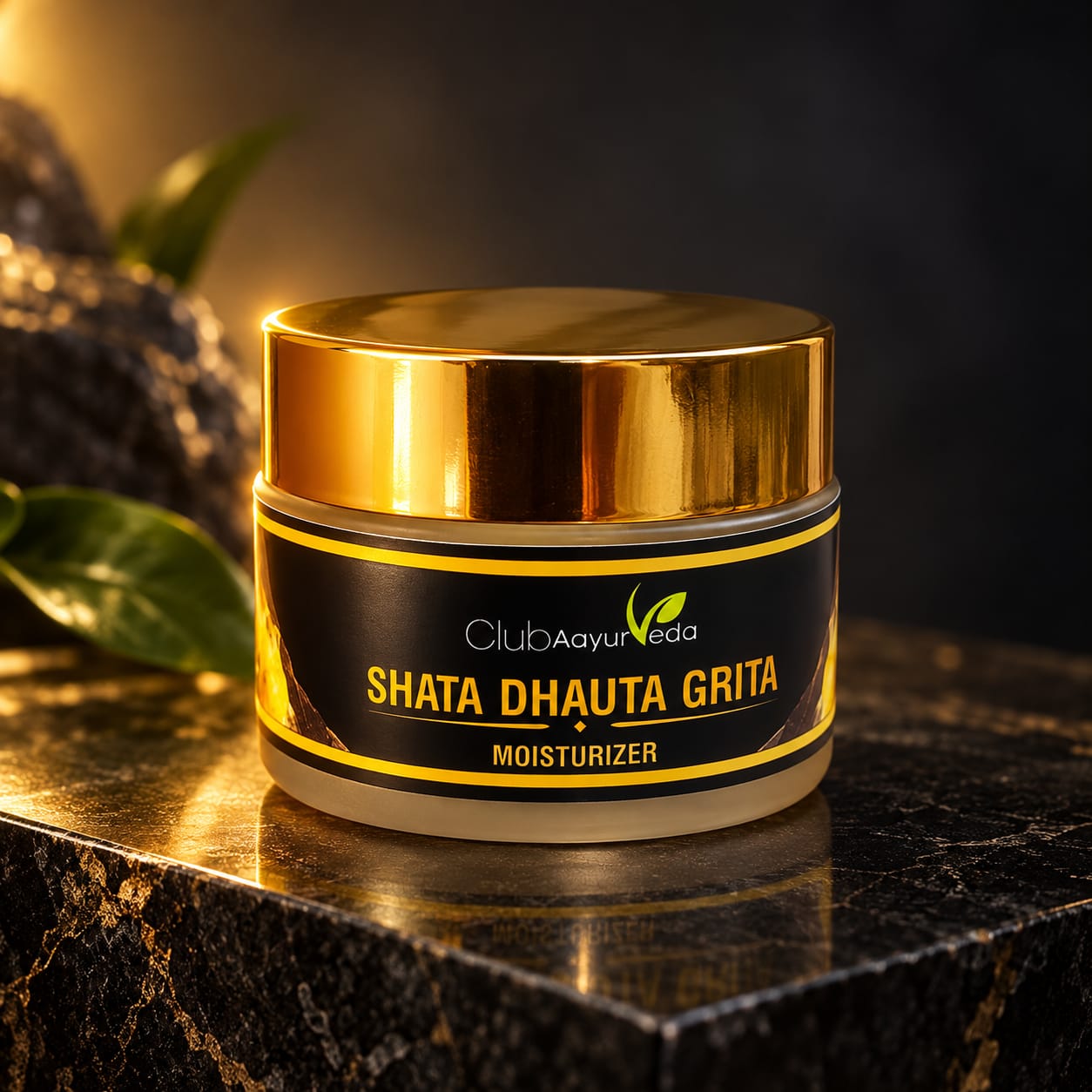 Club Aayurveda Shata Dhauta Ghrita Luxury Skincare Jars